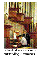 Text Box: Individual instruction on outstanding instruments. 