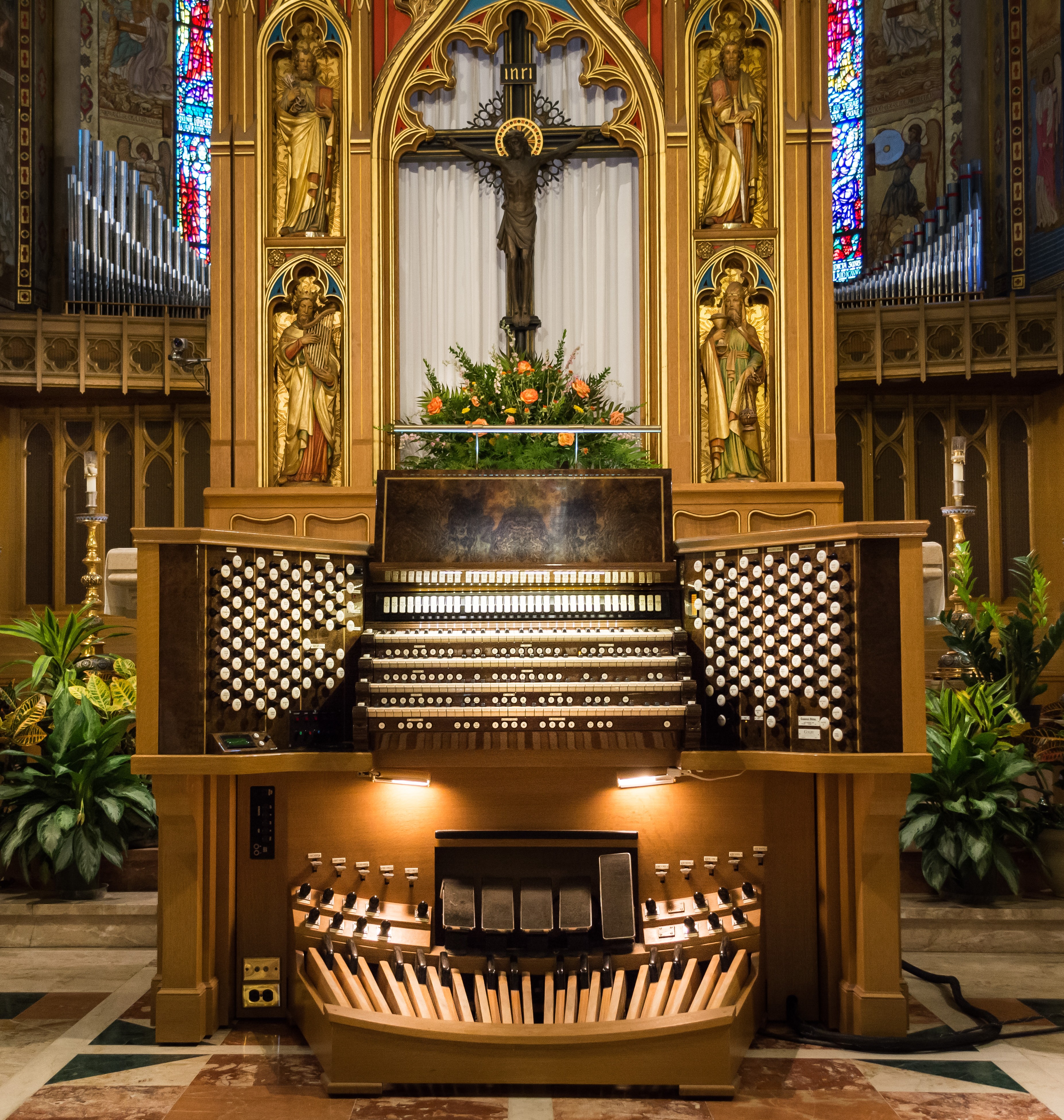 saint-bernard organ console