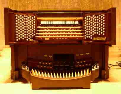 Shadyside Presbyterian Church organ console